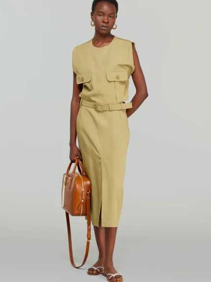 VESTIDO COM BOLSOS CHAPA SEMICOUTURE