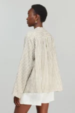 BLUSA RISCA BEGE SEMICOUTURE - Image 5