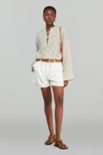 BLUSA RISCA BEGE SEMICOUTURE - Image 7