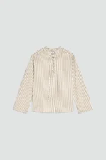 BLUSA RISCA BEGE SEMICOUTURE - Image 8