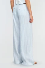 PANTALONA COM RISCA AZUL SEMICOUTURE - Image 3