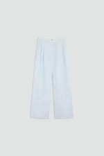 PANTALONA COM RISCA AZUL SEMICOUTURE - Image 5
