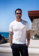 T-SHIRT DE MALHA BÁSICA BRANCA IC WEAR