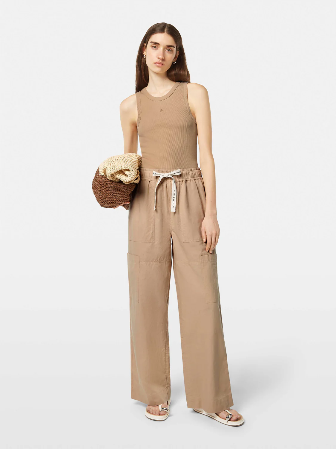 U9A00643T_U212_MDL_FNT TOP BEGE CANELADO SCOTCH & SODA - Image 1