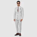 FATO CINZA CLARO SLIM FIT ZOLF
