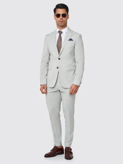 FATO CINZA CLARO SLIM FIT ZOLF