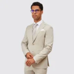 FATO TEXTURA BEGE CLARO SLIM FIT ZOLF - Image 2