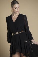 VESTIDO PRETO ASSIMÉTRICO SAHOCO