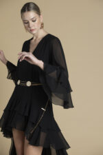 VESTIDO PRETO ASSIMÉTRICO SAHOCO - Image 2