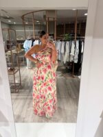 VESTIDO ESTAMPADO PLISSADO PONTO CHIC - Image 3