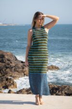 VESTIDO DE MALHA LISTRADO SCOTCH & SODA - Image 3