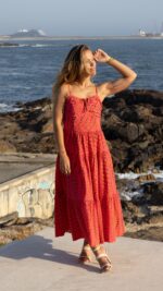VESTIDO MDI COM PADRÃO SCOTCH & SODA