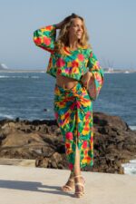 CAMISOLA PADRÃO FLORAL RUGA - Image 3