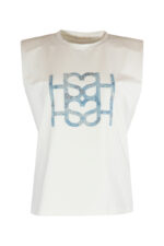 T-SHIRT BRANCA COM OMBREIRAS SAHOCO - Image 4