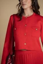 CASACO VERMELHO COM BOTÕES DOURADOS SAHOCO - Image 3
