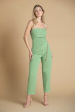 JEANS VERDE CINTURA SUBIDA SAHOCO