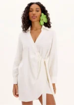 VESTIDO BRANCO TRESPASSE LANÇA PERFUME - Image 2