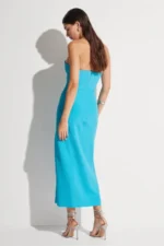VESTIDO MIDI TURQUESA MVP - Image 2