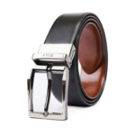 CINTO REVERSIVEL PRETO E CAMEL