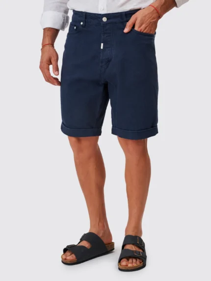 CALÇÃO SARJA RINGUE AZUL SLIM FIT ZOLF
