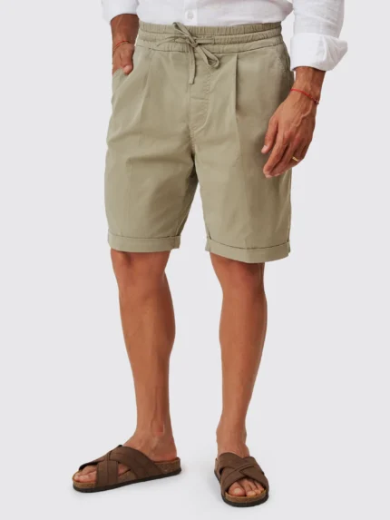 CALÇÃO SARJA COM CORDÃO TAUPE ZOLF