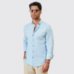 CAMISA DENIM CLARA SLIM FIT ZOLF