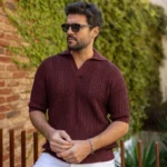 POLO PONTO CROCHÊ BORGONHA ZOLF