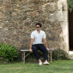 POLO TRICOT LISO COM BOTÕES BRANCO ZOLF - Image 2