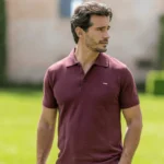 POLO TRICOT LISO COM BOTÕES BORGONHA ZOLF