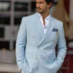FATO TRESPASSE AZUL CLARO SLIM FIT ZOLF - Image 4