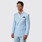 FATO TRESPASSE AZUL CLARO SLIM FIT ZOLF - Image 2