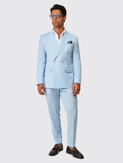 FATO TRESPASSE AZUL CLARO SLIM FIT ZOLF