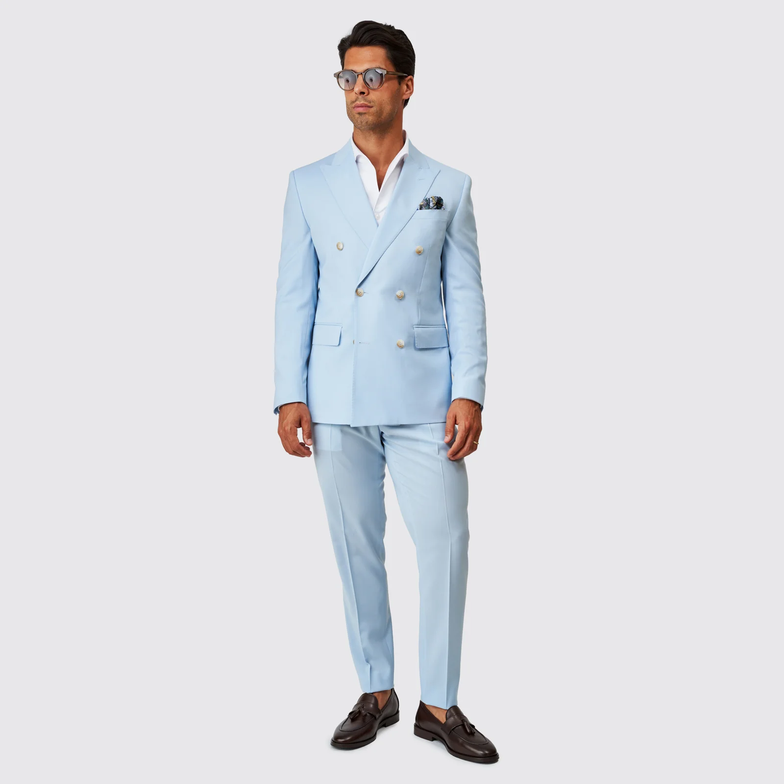 253005001_Zolf_23-05_0271 FATO TRESPASSE AZUL CLARO SLIM FIT ZOLF - Image 1