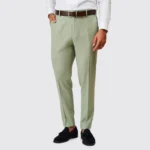 FATO EM MISTURA DE LINHO VERDE SLIM FIT ZOLF - Image 5