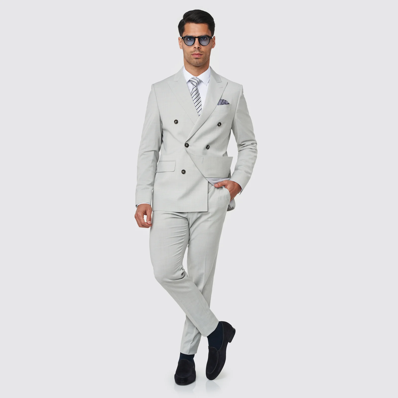 Zolf-06-02_0191 (1) FATO TRESPASSE CINZA CLARO SLIM FIT ZOLF - Image 1