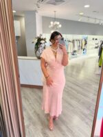 VESTIDO MIDI ROSA PONTO CHIC - Image 7