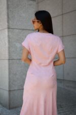 VESTIDO MIDI ROSA PONTO CHIC - Image 5