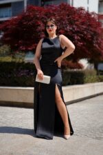 VESTIDO PRETO COMPRIDO GAELLE
