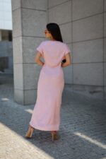 VESTIDO MIDI ROSA PONTO CHIC - Image 6