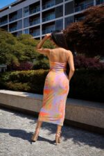 VESTIDO COMPRIDO ESTAMPADO PONTO CHIC - Image 5