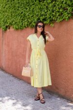 VESTIDO CAMISIERO AMARELO RINASCIMENTO - Image 2
