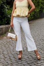 CALÇA BRANCA COM VINCO PONTO CHIC - Image 3