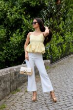 CALÇA BRANCA COM VINCO PONTO CHIC - Image 2