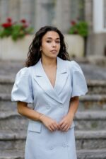 VESTIDO BLAZER AZUL PONTO CHIC - Image 3