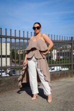CALÇA CRU BALLOON PONTO CHIC