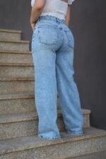 CALÇA WIDE LEG COM TRESPASSE NA FRENTE PONTO CHIC - Image 4