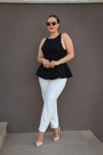 CALÇA BRANCA COM FIVELA PONTO CHIC - Image 2