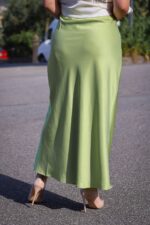 SAIA ACETINADA VERDE PONTO CHIC - Image 3