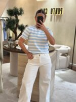 CAMISOLA RISCAS AZUL PONTO CHIC