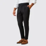 CALÇA DUPLO TRESPASSE PRETO ZOLF